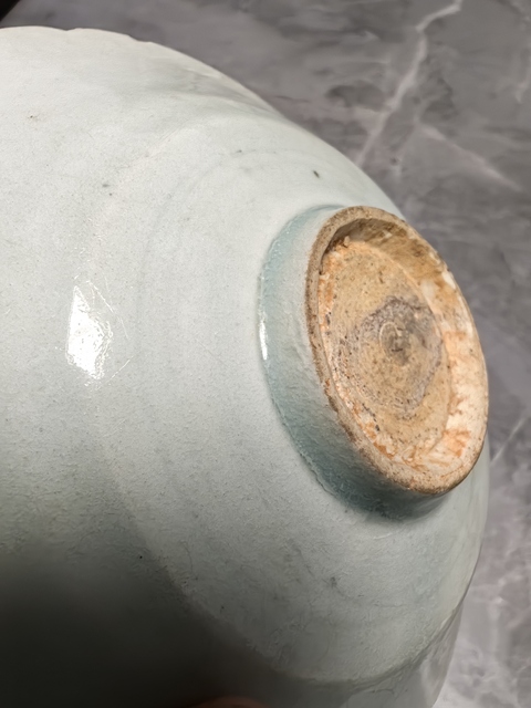 古玩陶瓷青白釉劃花碗真品鑒賞圖