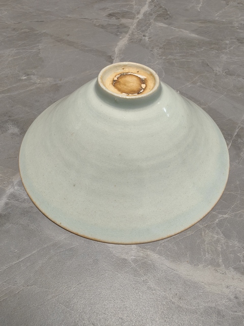 古玩陶瓷青白釉劃花碗真品鑒賞圖