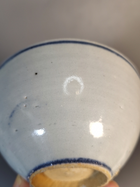 古玩陶瓷明晚期 青花碗真品鑒賞圖