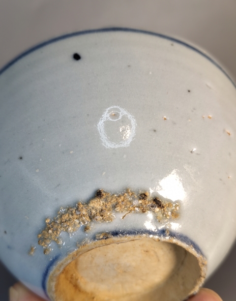 古玩陶瓷明晚期 青花碗真品鑒賞圖