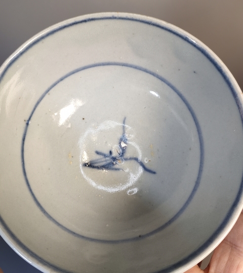 古玩陶瓷明晚期 青花碗真品鑒賞圖