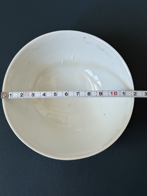 古玩陶瓷華泰瓷業公司款粉花間壽字紋彩小碗真品鑒賞圖