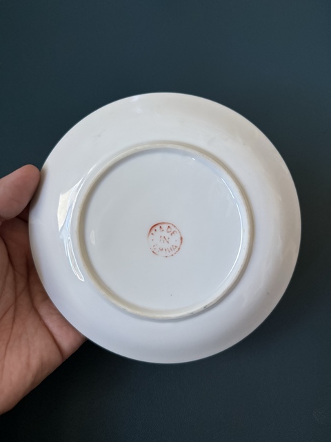 古玩陶瓷民國·素三彩綠冰梅盤全品拍賣,當前價格500元