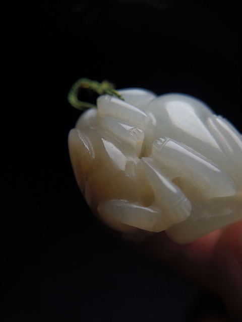 古玩玉器清代和田玉圓雕“雙獾”拍賣，當前價格18000元