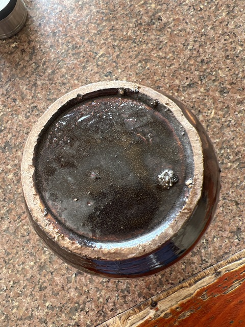 古玩陶瓷磁州窯黑釉玉壺春瓶真品鑒賞圖