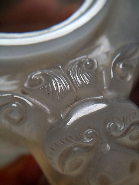 古玩玉器清代瑪瑙雕“三足雙耳爐”拍賣，當前價格10000000元