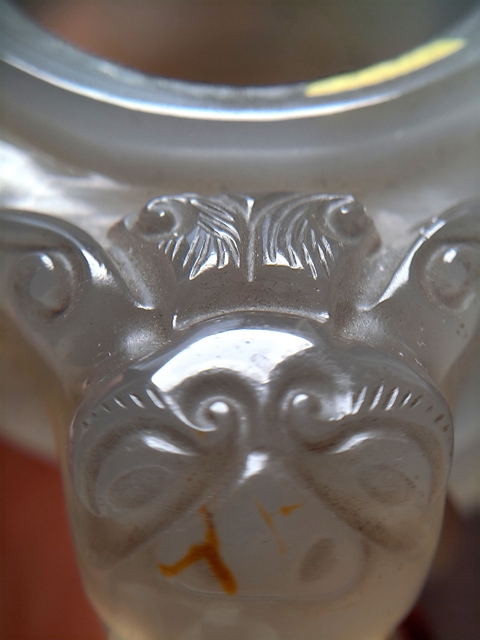 古玩玉器清代瑪瑙雕“三足雙耳爐”拍賣，當前價格10000000元