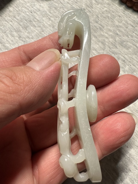 古玩玉器帶鉤真品鑒賞圖