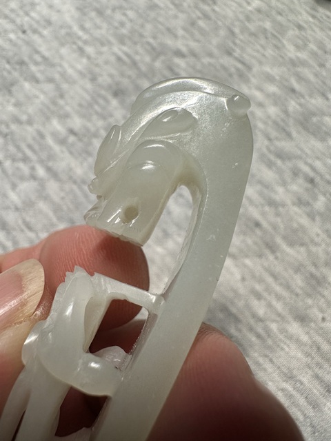 古玩玉器帶鉤真品鑒賞圖