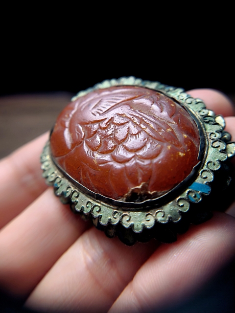 古玩玉器清代蜜蠟雕“喜事連連”飾件拍賣,當前價格10000000元