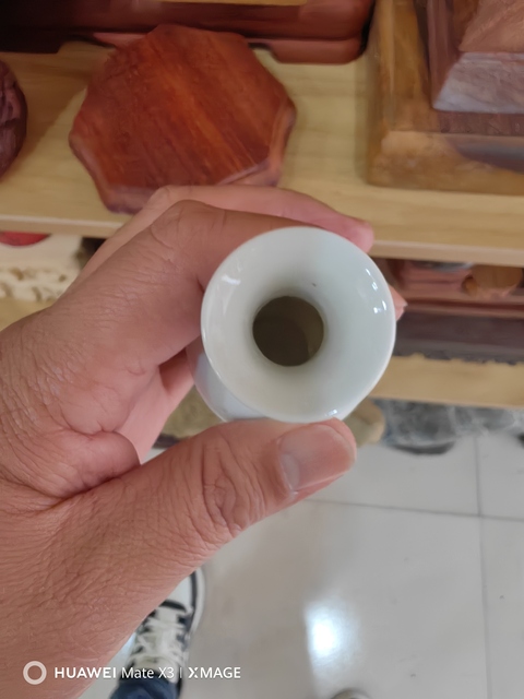 古玩陶瓷太白醉酒觀音瓶真品鑒賞圖