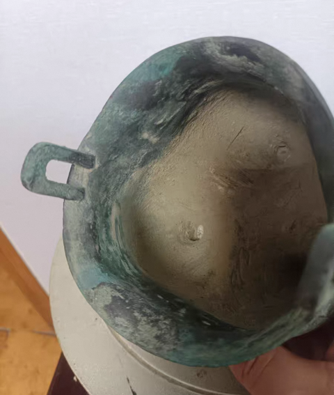 古玩銅器三足龢真品鑒賞圖