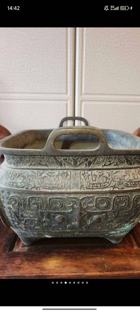 古玩銅器爐子真品鑒賞圖