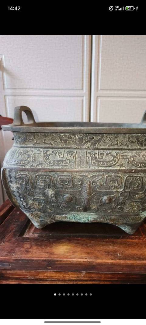 古玩銅器爐子真品鑒賞圖