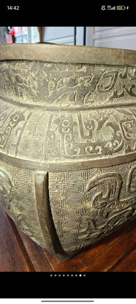 古玩銅器爐子真品鑒賞圖