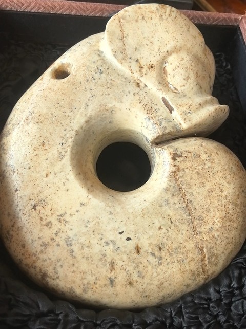 古玩玉器做舊仿古“玉豬龍”真品鑒賞圖