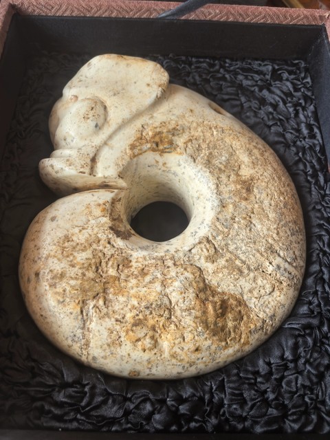 古玩玉器做舊仿古“玉豬龍”真品鑒賞圖