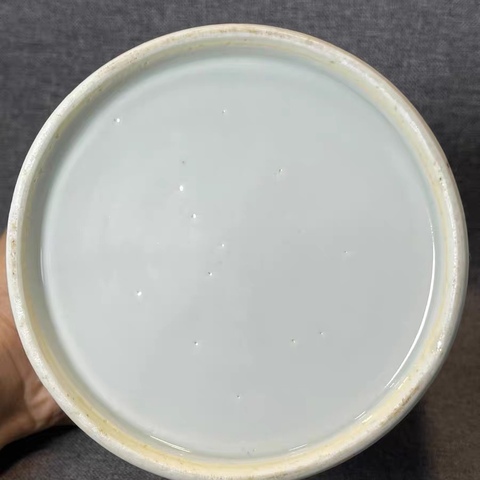 古玩陶瓷道光青花筆筒真品鑒賞圖