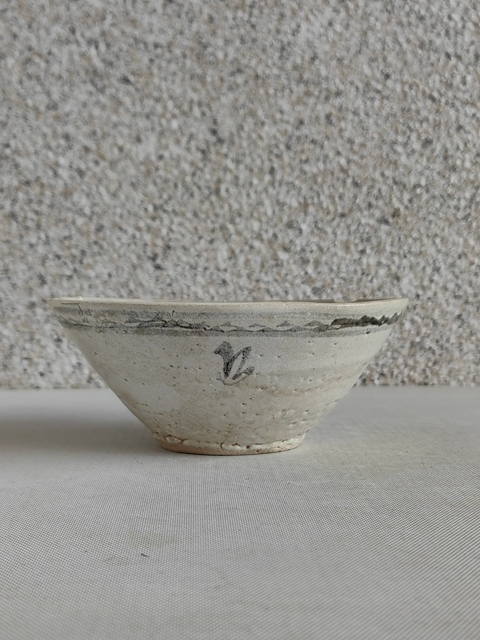 古玩陶瓷海水法螺紋青花碗拍賣,當前價格450元