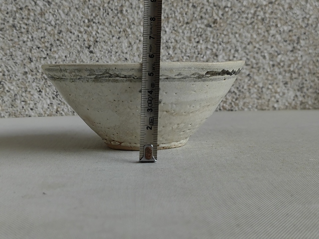 古玩陶瓷海水法螺紋青花碗拍賣,當前價格450元