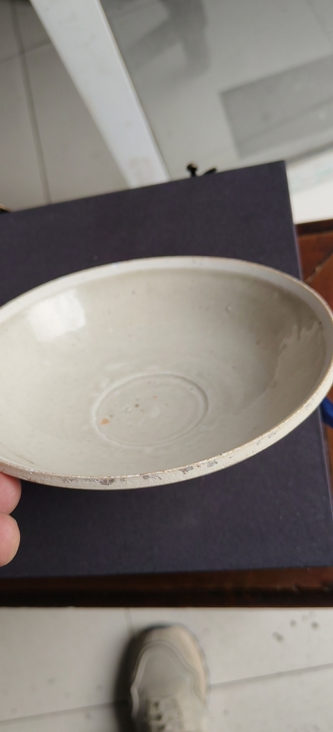 古玩陶瓷 芒口圈足覆燒工藝碗真品鑒賞圖