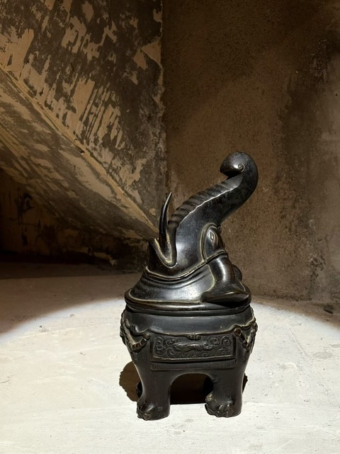 古玩銅器熏爐真品鑒賞圖