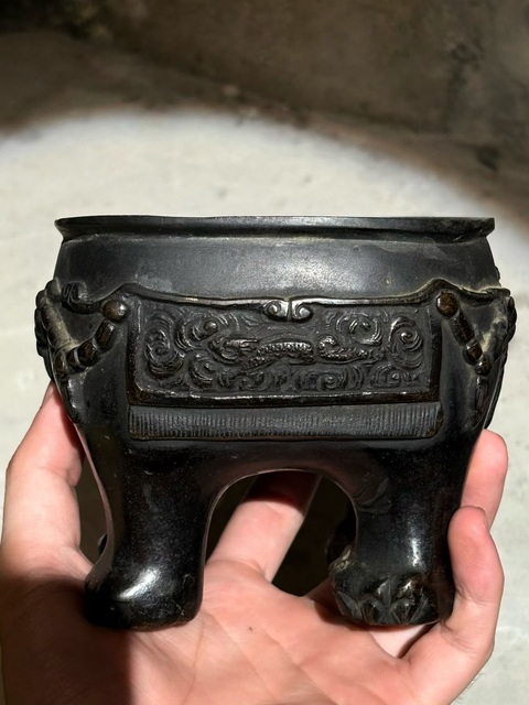 古玩銅器熏爐真品鑒賞圖