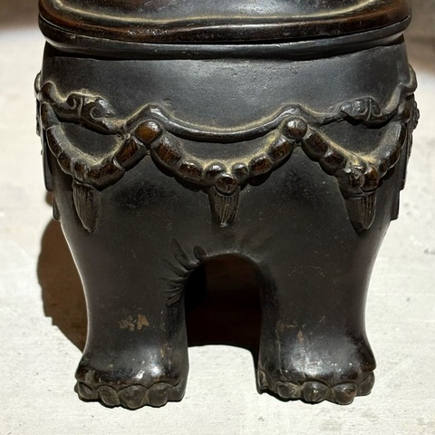 古玩銅器熏爐真品鑒賞圖