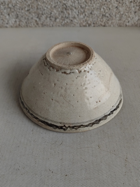 古玩陶瓷海水法螺紋青花碗拍賣,當前價格450元