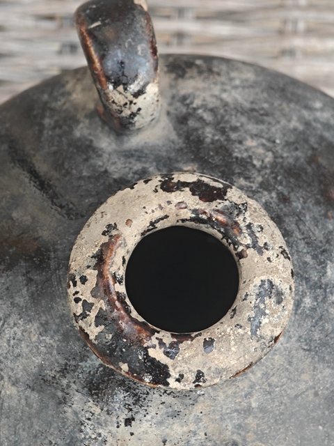 古玩陶瓷磁州窯黑釉茶壺拍賣，當前價格588元