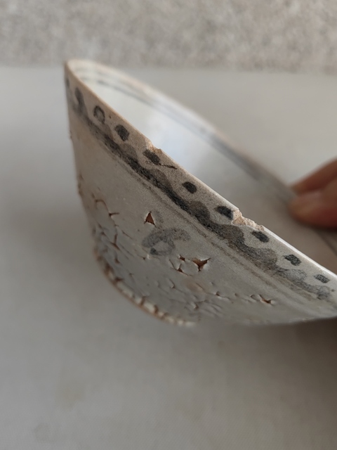 古玩陶瓷青花碗拍賣,當前價格398元