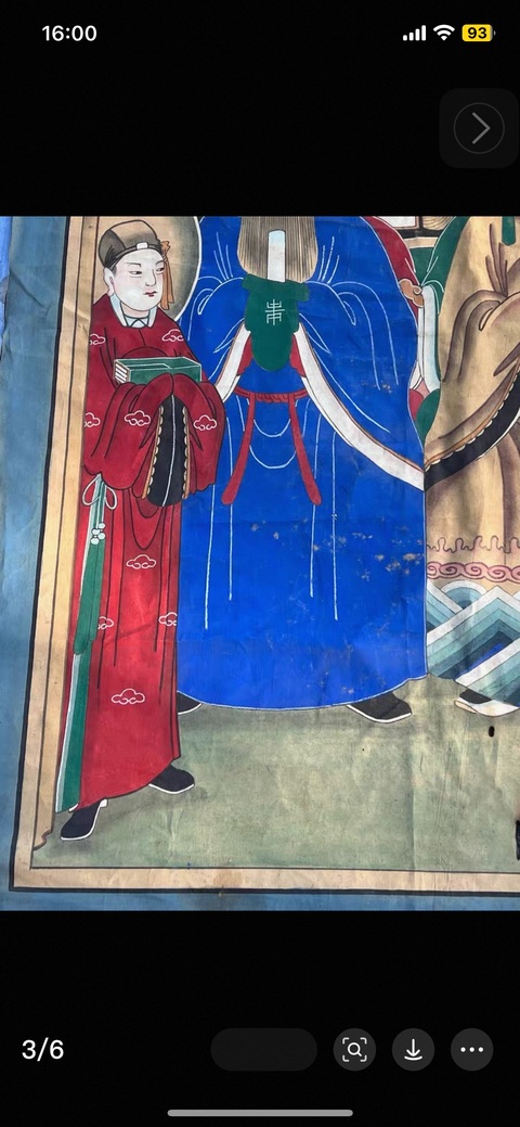 古玩雜項布畫真品鑒賞圖