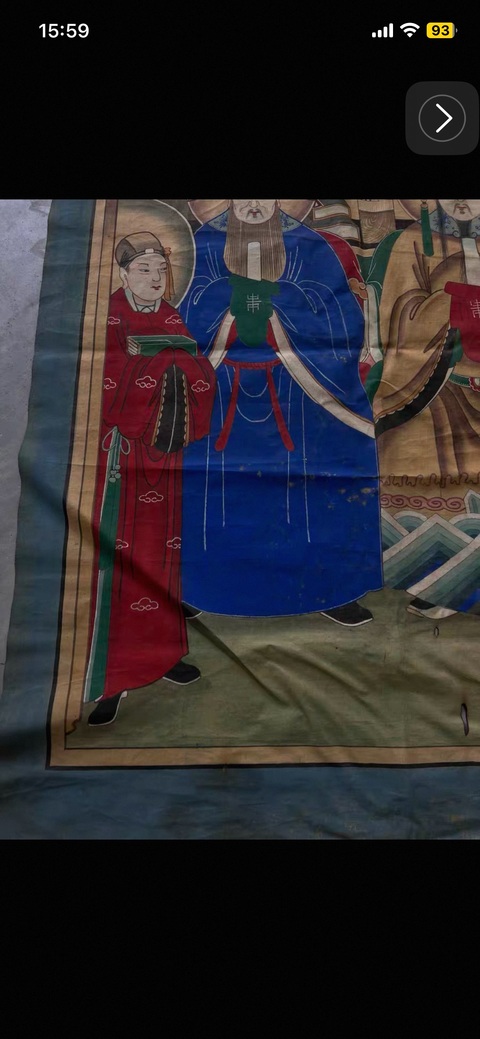 古玩雜項布畫真品鑒賞圖