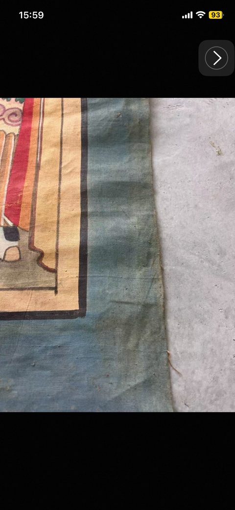 古玩雜項布畫真品鑒賞圖