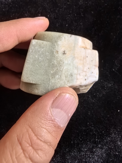 古玩玉器仿古玉琮真品鑒賞圖