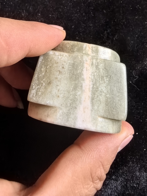 古玩玉器仿古玉琮真品鑒賞圖