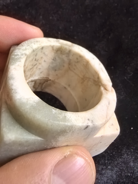 古玩玉器仿古玉琮真品鑒賞圖