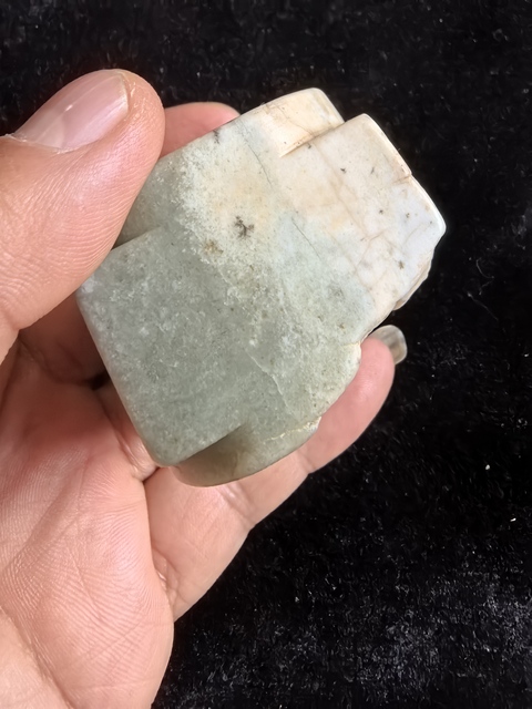 古玩玉器仿古玉琮真品鑒賞圖