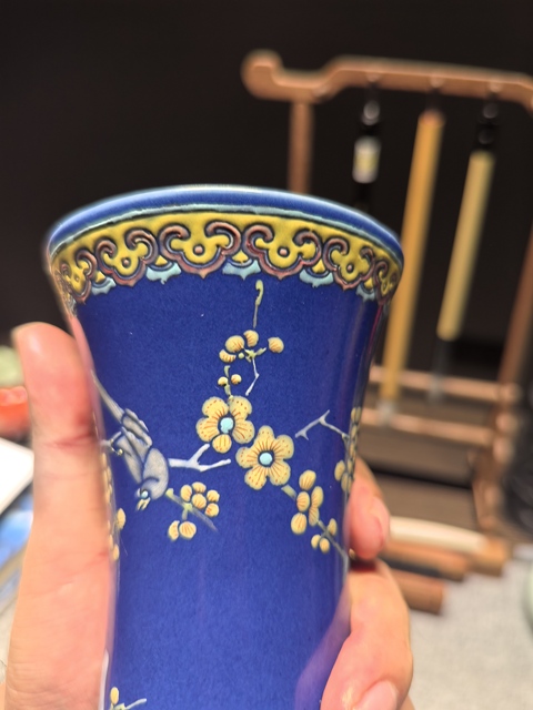 古玩陶瓷賞瓶真品鑒賞圖