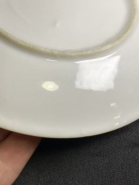 古玩陶瓷民國粉彩花卉紋盤拍賣,當前價格760元