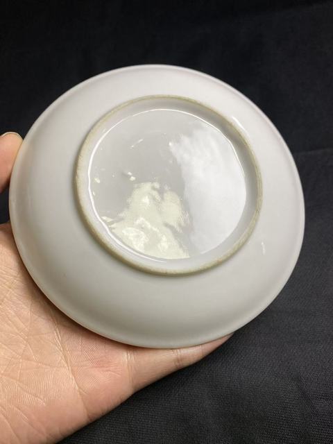 古玩陶瓷民國粉彩花卉紋盤拍賣,當前價格760元