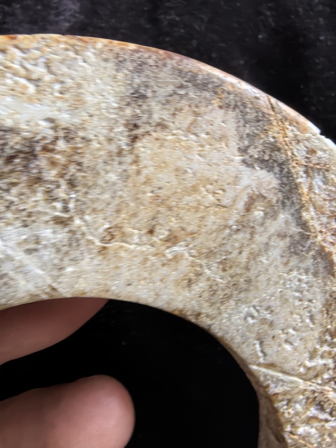 古玩玉器仿古做舊玉瑗真品鑒賞圖