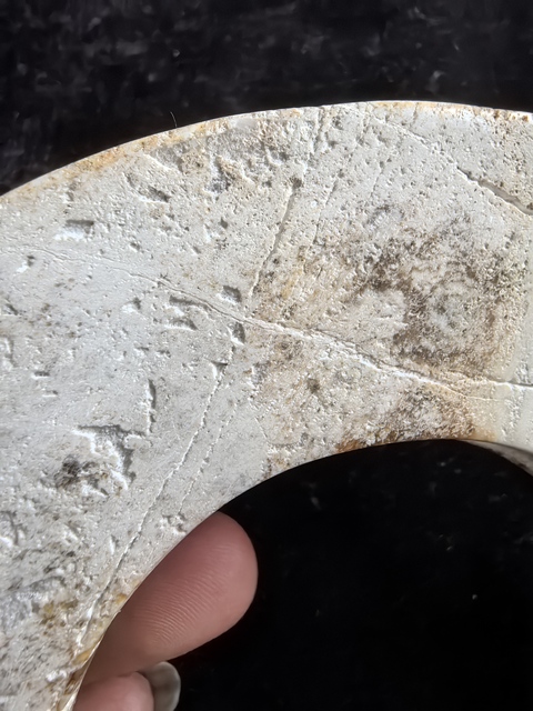 古玩玉器仿古做舊玉瑗真品鑒賞圖