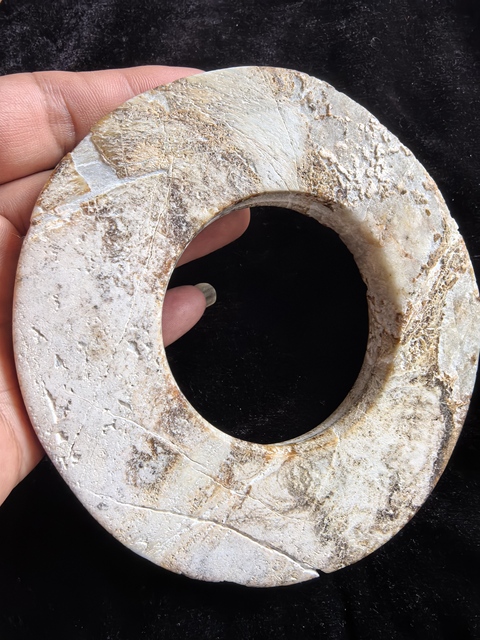 古玩玉器仿古做舊玉瑗真品鑒賞圖