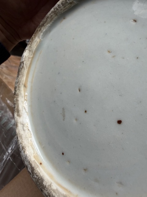 古玩陶瓷青花人物故事紋撇口瓶真品鑒賞圖