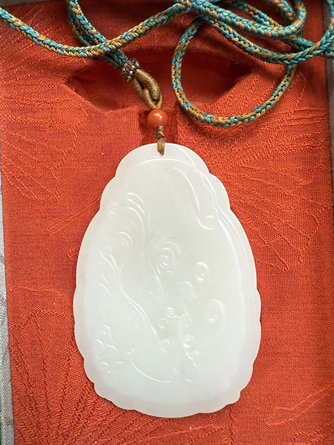 古玩玉器和田玉雕“觀音牌”真品鑒賞圖