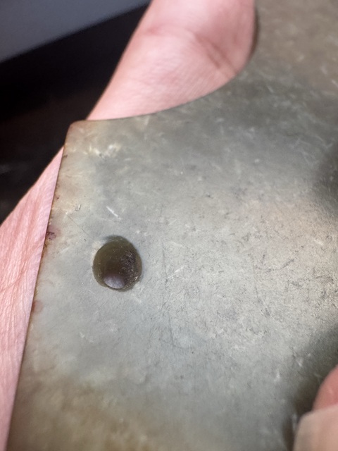 古玩玉器素紋玉璜真品鑒賞圖