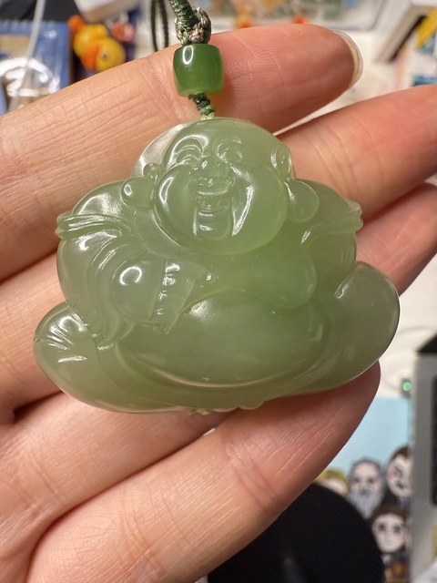 古玩玉器彌勒真品鑒賞圖