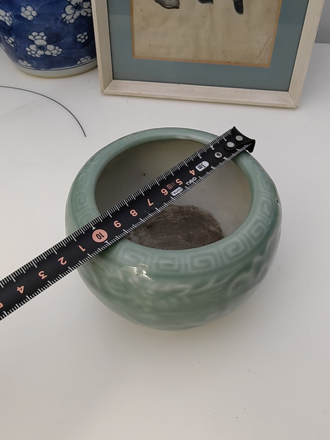 古玩陶瓷青釉香爐真品鑒賞圖