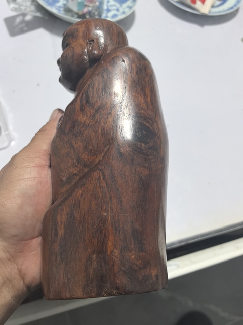 古玩雜項(xiàng)木雕人物真品鑒賞圖